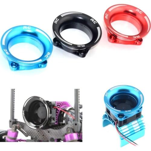 Aluminum Air Channel Fan Cover Better for 550 540 3650 Motor Sakura D3 D4 ESC Heatsink HSP Traxxas Axial RC Car Upgrade Parts