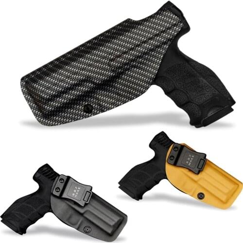 B.B.F Make IWB Tactical KYDEX Gun Holster Custom Fits: HK VP9 SFP9-SF/TR Inside Concealed Carry Waistband Pistol Case Belt Clip