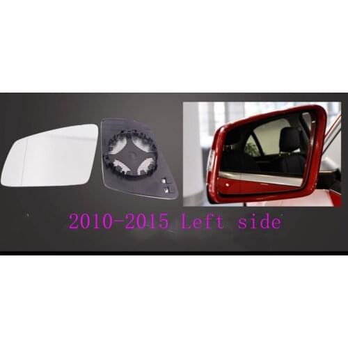 Sideview Rear Mirror Lens Customize for Benz E-class 2010-2019 White mirror Blue Glass With Heating Turn Signal LED Large Vision