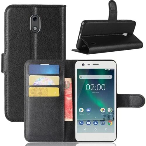 For Nokia 2 Case Nokia2 Case 5.0 Inch Flip Luxury PU Leather Wallet Phone Case For Nokia 2 Nokia2 Case Protective Cover Back Bag