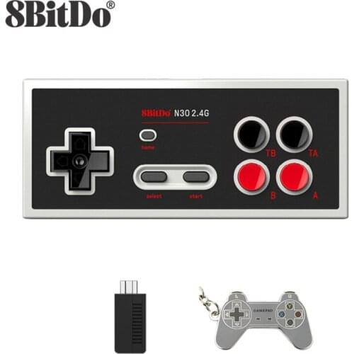 For N-ES Classic Edition Joystick 8Bitdo N30 2.4G Wireless Gamepad Game Controller