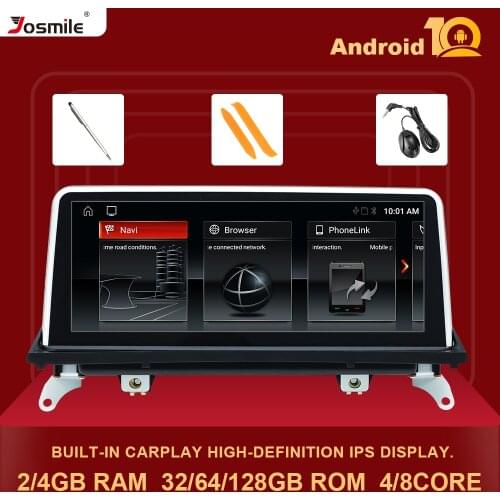 IPS Android 10.0 Car Radio Multimedia Player For BMW X5 E70 X6 E71 2007-2013 Original CCC or CIC GPS Navigation Screen Head unit