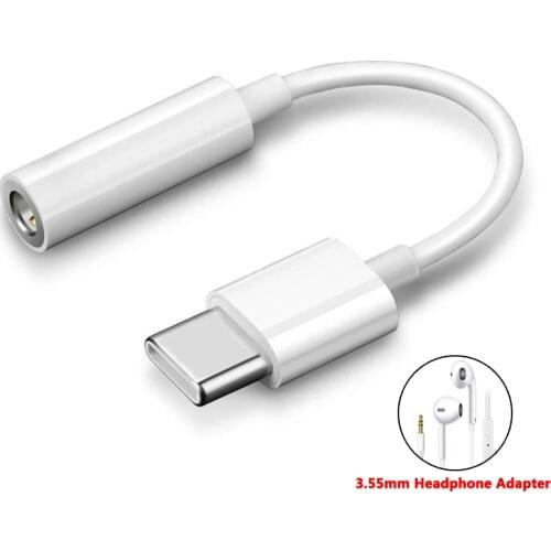 New Type C To 3.5mm Jack AUX Cable For Samsung Hauwei XiaoMi Macbook Air Type c to 3.55mm AUX Jack Headphone Connector Adapter