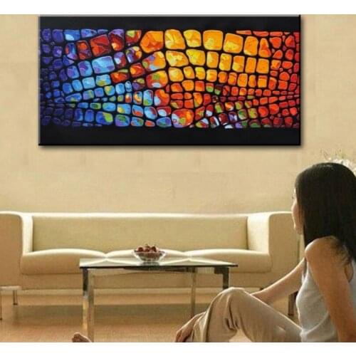 Oil painting handmade Modern Home living room Decor Wall Art One of the worlds most unique decorative painting-2016100504