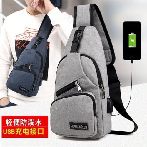 New bra bag mens fashion brand travel multifunctional shoulder bag Oxford cloth student messenger bag small backpack