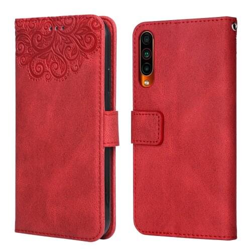 Luxury Leather Case for Meizu 16T Flower Embossing Wallet Flip Phone Case for Meizu 16 T Cover Card Slot Funda