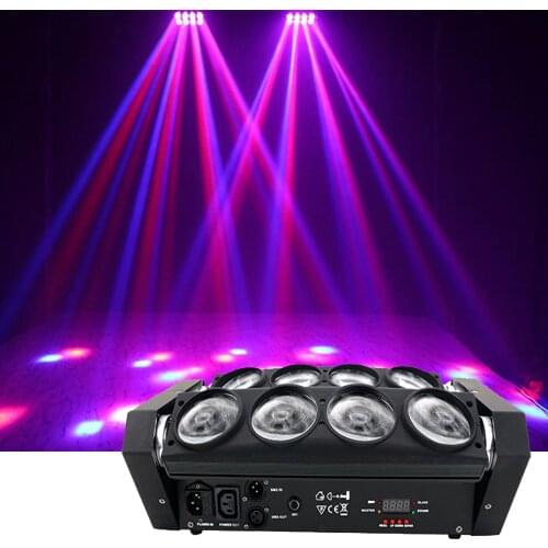 Rgbw Moving Head Licht Led Beam Dmx Spider Podium Verlichting Laser Projector Verlichting Bar Disco Dj nachtclub Party Lichten