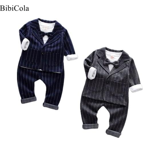 Spring Autumn Formal Children Dress Suit Flower Baby Boy Wedding Party Performance Costume Kids Blazer Vest Pants Clothes Set
