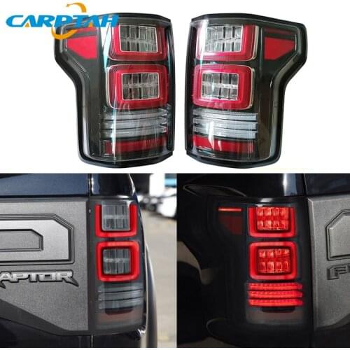 Car Tail Lights Taillight For Ford F-150 F150 Svt Raptor 2015 - 2019 Rear Driving Lamp + Brake Light + Reverse + Turn Singal