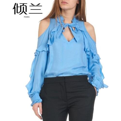 Patads French womens s s spring summer sweet off shoulder lace shirt rise e11345e