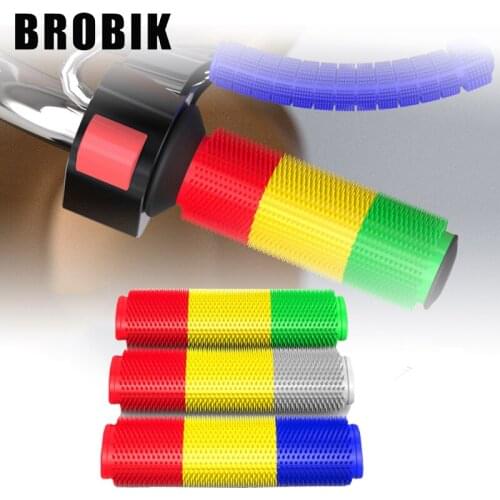 4Pcs/Set Bicycle Racing Motorcycle Brake Handle Bar Foam Sponge Grip Cover Non-slip Soft Handlebar End Cover MTB Accessories
