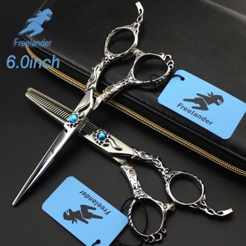 6.0in. Retro Style Profissional Hairdressing Scissors Hair Cutting Scissors Set Barber Shears High Quality Salon