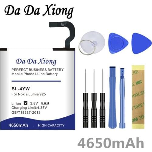 DaDaXiong 4650mAh BL4YW BL-4YW Battery for Nokia Lumia 925 925T Phone battery