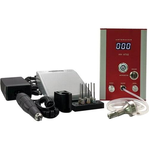 AT02 New Type No Need Air Compressor Artgraver Engraving Machine High Speed Graver Grinding Machine