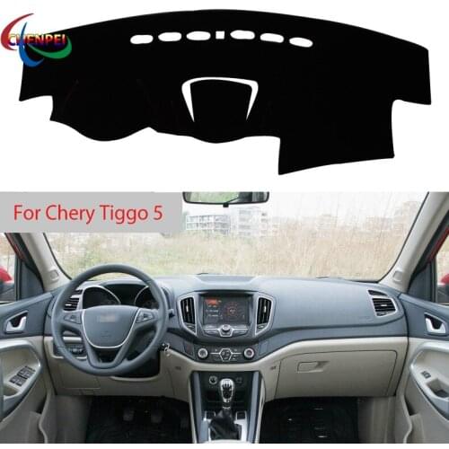 Car Anti-Slip Mat Dashboard Cover Pad Sunshade Avoid Light Pad Anti-UV Carpets Mat For Chery Tiggo 5 Interior Accessories