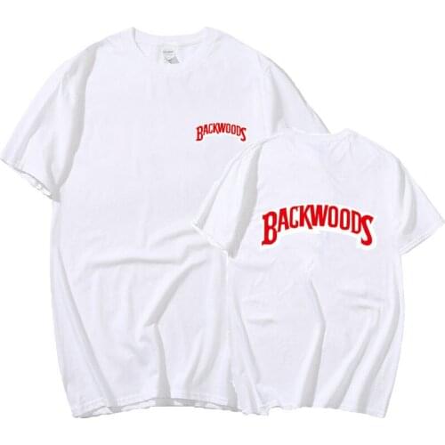 BACKWOODS Summer Men printing Fashion Men Short Sleeve O Neck T-Shirt Cotton Hip Hop Streetwear Men Clothing