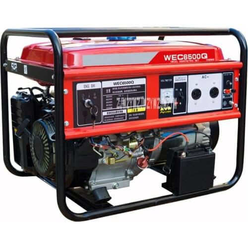 Gasoline Generator 3KW Small Household Camping Power Generation Equipment Single Phase Gasoline Engine 110V/220V/380V