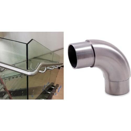 Freeshipping SUS 304# E450 90 Degree Stainless Steel Curved Elbow