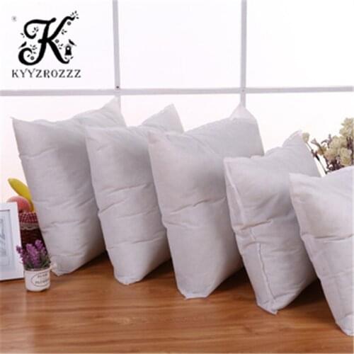 Pure White Cushion Core Indoor Home Decoration Pillow Core Indoor Health Care Cushion Padded Bed Decorative Pillow Core Almofada