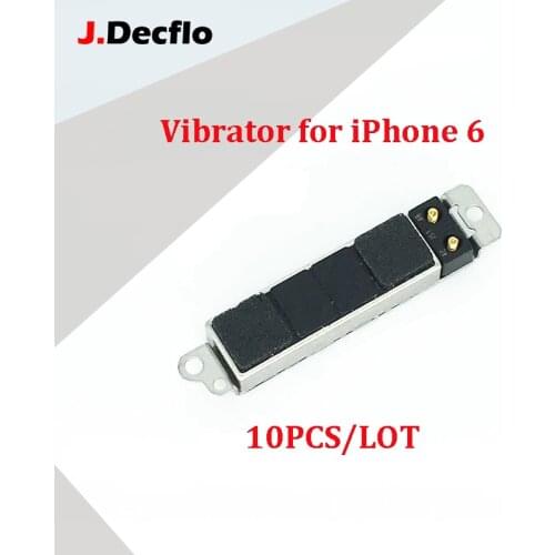 JDecflo 10Pcs/Lot Vibrator For iPhone 6 6S PLUS 7 Silent Motor Vibration Flex Cable Replacement Parts Repair