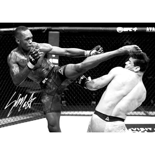 Israel Adesanya Picture Art Silk Poster Print 24x36inch
