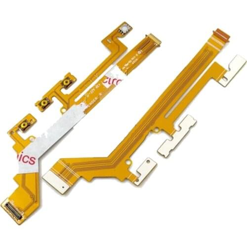 Power ON/OFF Switch button Flex Cable For Sony xperia M2 Aqua S50H S50T D2303 D2305 D2306 Volume Button Flex cable replacement