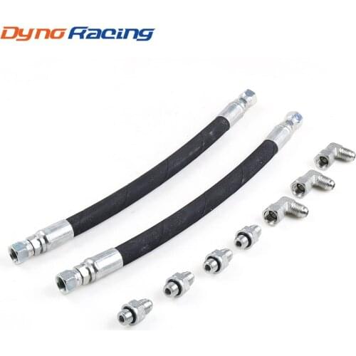 High Pressure Oil Pump HPOP Crossover Line Hose For Ford 99-03 7.3L Powerstroke (2* Hose , 3*90 ° Connectors,4*Directly Head)