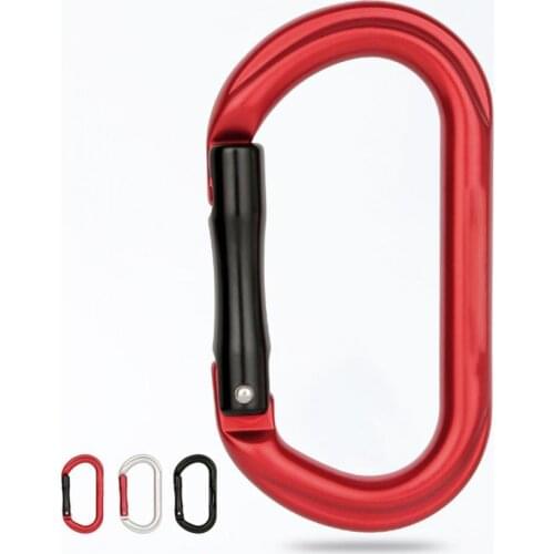 Outdoor O-Shaped Aluminum Alloy Main Lock Mountaineering Hook Climbing Carabiner Main Lock Mountaineering Hook Climbing Carabine