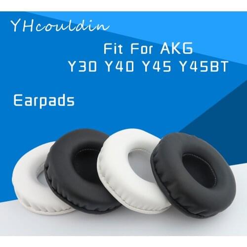 YHcouldin Earpads For AKG Y30 Y40 Y45 Y45BT Headphone Accessaries Replacement Leather