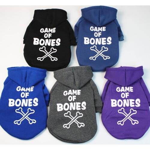 Autumn Winter New Style Warm Clothes Fleece Hoodie Small dog teddy Cat Corgi Bichon Pet Clothes