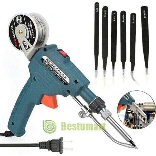 110-220V 60W Manual Heating Soldering Iron Auto Send Tin Gun Welding Repair Tool