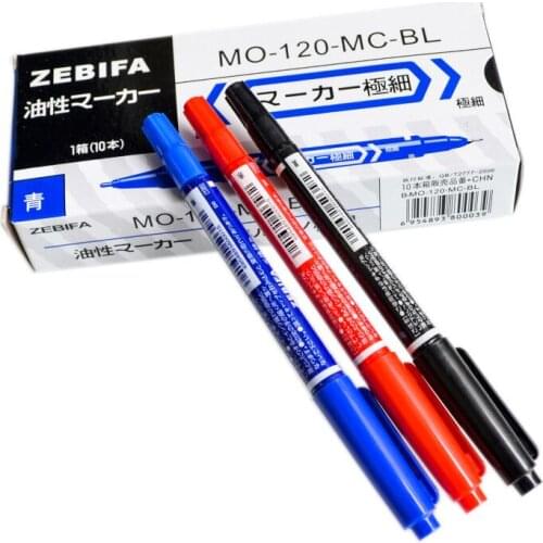 【SIMPLE ROBOT】CCL Anti-etching PCB circuit board Ink Marker Double Pen For DIY PCB(Red, Blue, Black)