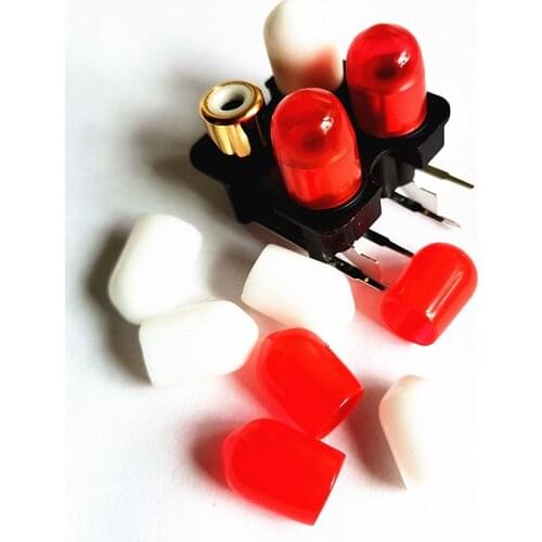 RCA protective cover audio Rubber RCA dust cap Anti-oxidation sleeve for dac preamp amplifier