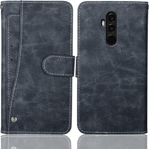 Luxury Wallet Vargo VX4 Case 6.2" Vintage Flip Leather Phone Case Business Bag Protective Cover With Front Card Slots