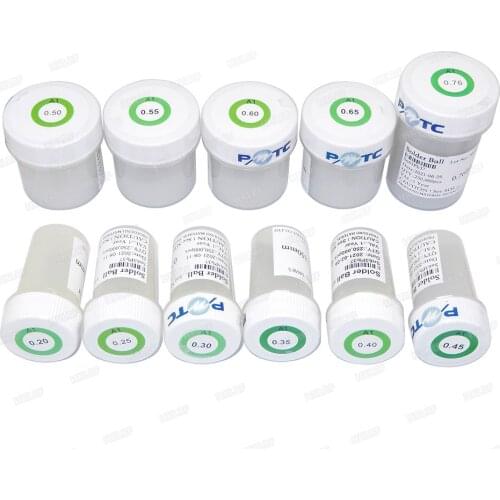 Brand New QWIN 250K 0.3mm 0.25mm 0.35-0.55mm BGA Solder Balls Sn63/Pb37 Leaded Good Ball 250K-0.3mm