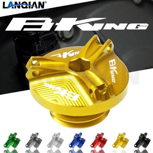 Motorcycle Oil Drain Sump Plug Aluminum Engine Filler Tank Cap Cover Racing Bolts For Suzuki B-KING B KING 2007 2008 2009 2010