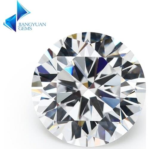 Size 3.0~12mm D Color Round Shape Synthetic Loose Moissanites Stone Wholesale Price SHIQIER
