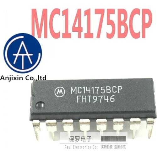 10pcs 100% orginal new real stock Trigger MC14175BCP MC14175 DIP-16