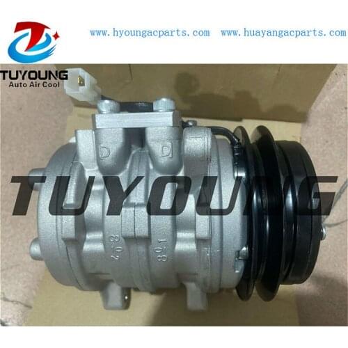 10P08E Auto AC Compressor for Kubota Tractor 447200-7440 4472007440 1PK 12V