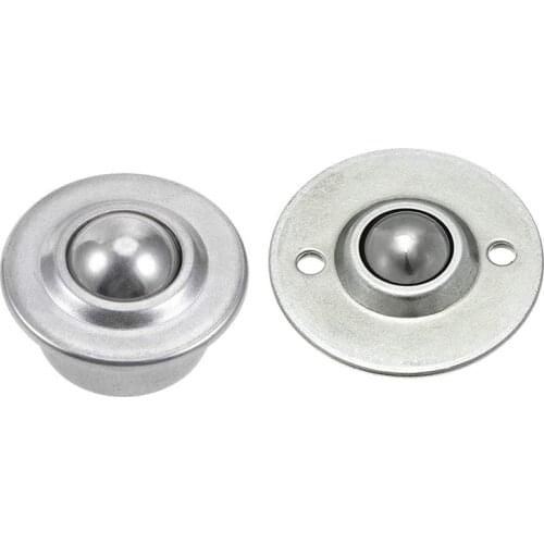 8PCS Ball Transfer Bearing Casters Base Conveyor Roller Ball with 12Pcs CY-16B 5/8-Inch Bearing Steel Roller Ball