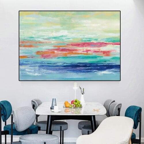 Abstract Wall Art Printing Canvas Painting Oil Posters Photo for Gallery Stairs Porch House Home Living Room Decor Cuadros