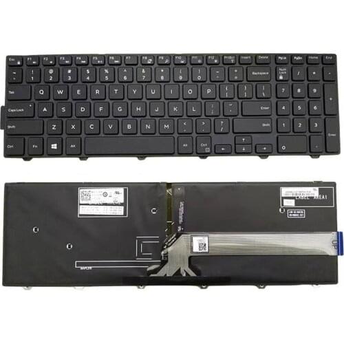 US keyboard For Dell Inspiron 15-5577 5576 5749 7557 7559 3541 3542 3543 5542 5545 Laptop English Keyboard With Backlit/frame