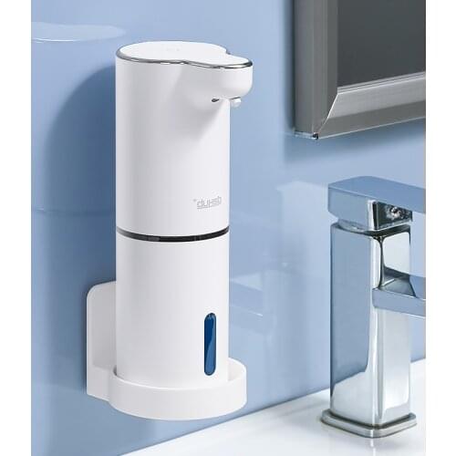 Automatic Soap Foam Dispenser Intelligent Sensing Foam Cleaning Soap Container Rechargeable White Bathroom Fluid Vessel