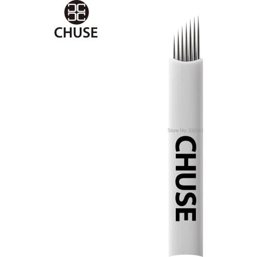 Chuse Needles Eyebrow Microblading Blades S7 For 3D Embroidery Manual Microblading Pens Tattooing Manual Pen Blades Blades