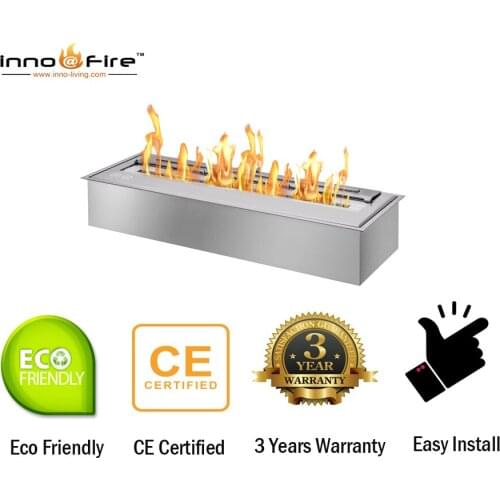 Inno living fire 62 inch liquid bio ethanol fuel decorative fireplace