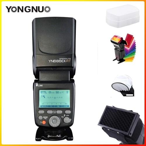 Yongnuo YN686EX-RT 2000mAh Li-ion Battery Speedlite GN60 2.4G Wireless HSS 1/8000s TTL/M/MULTI Flash Light YN686 for Canon DSLR