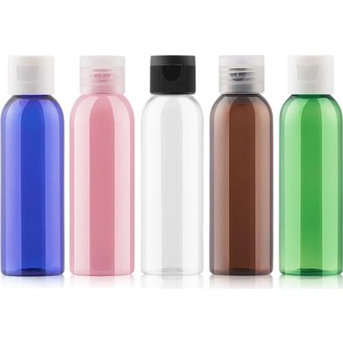60ml Mini Empty Shampoo Plastic Bottle for Women PET Makeup Storage Cosmetic Bottles Lotion Containers travel Shower Gel bottle