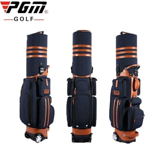 Multifunctional Golf Sport Package Bags Wheels Mens Golf Standard Bag Professional Ball Staff Bag Cover Golf Club Bag D0088