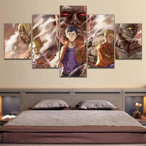 Attack on Titan Anime Painting Wall Erwin Smith Japanese Anime Home Decor Painting Posters Wall Decor Home Room Art Painting