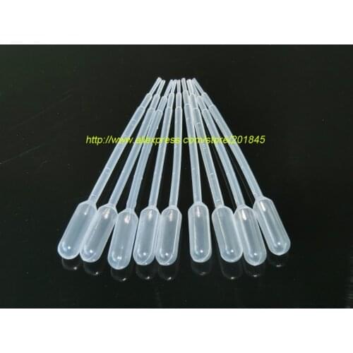 Wholesale 1000 Pieces Burette Disposable Pipette Dropper Plastic Ware Laboratory Supplies 1Ml